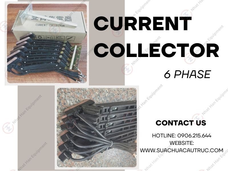 CHỔI QUÉT ĐIỆN CẦU TRỤC 6P