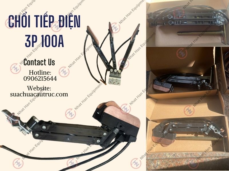 CHỔI TIẾP ĐIỆN CẦU TRỤC 3P-100A