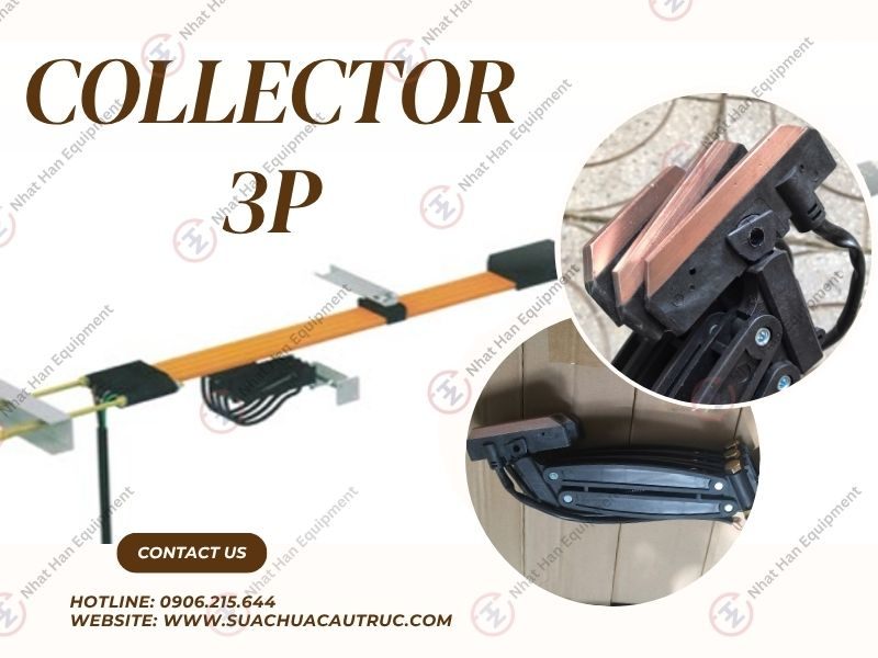 CHỔI TIẾP ĐIỆN CẦU TRỤC 3P