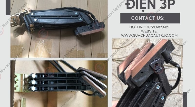 CHỔI TIẾP ĐIỆN CẦU TRỤC 3P