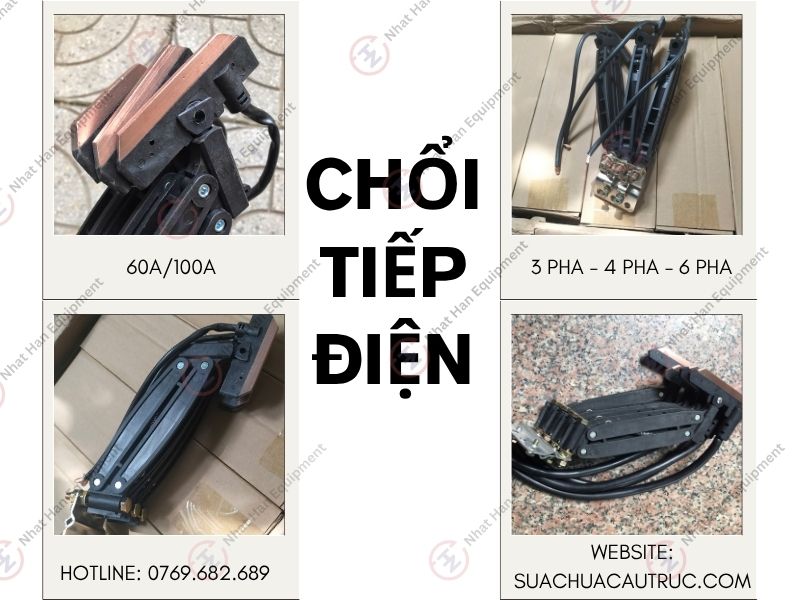 CHỔI TIẾP ĐIỆN CẦU TRỤC