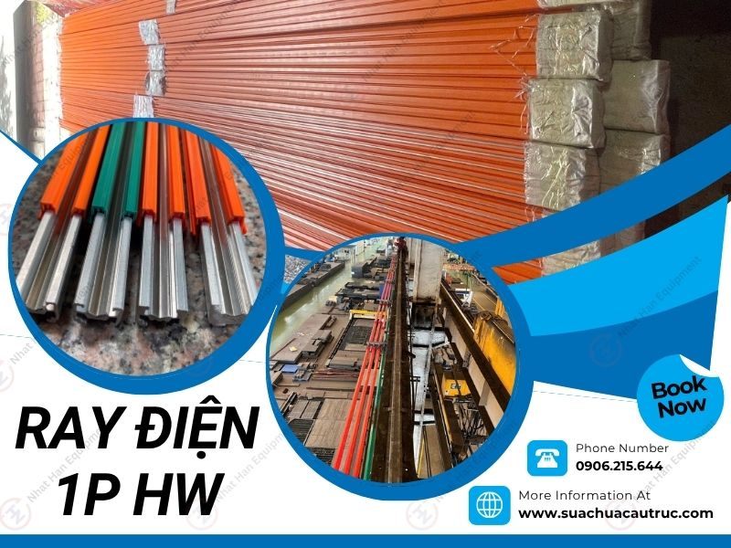 RAY ĐIỆN CẦU TRỤC 1P-HW
