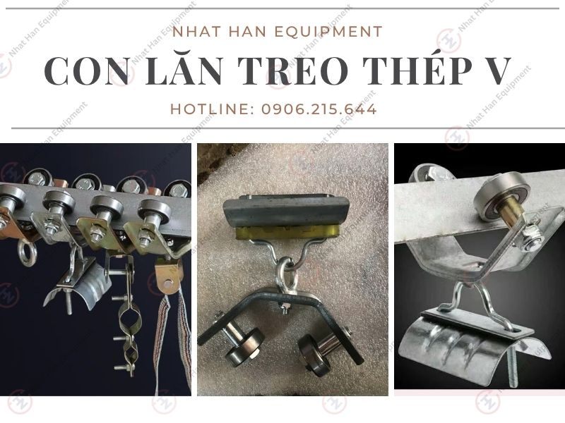 CON TRƯỢT RAY THÉP V